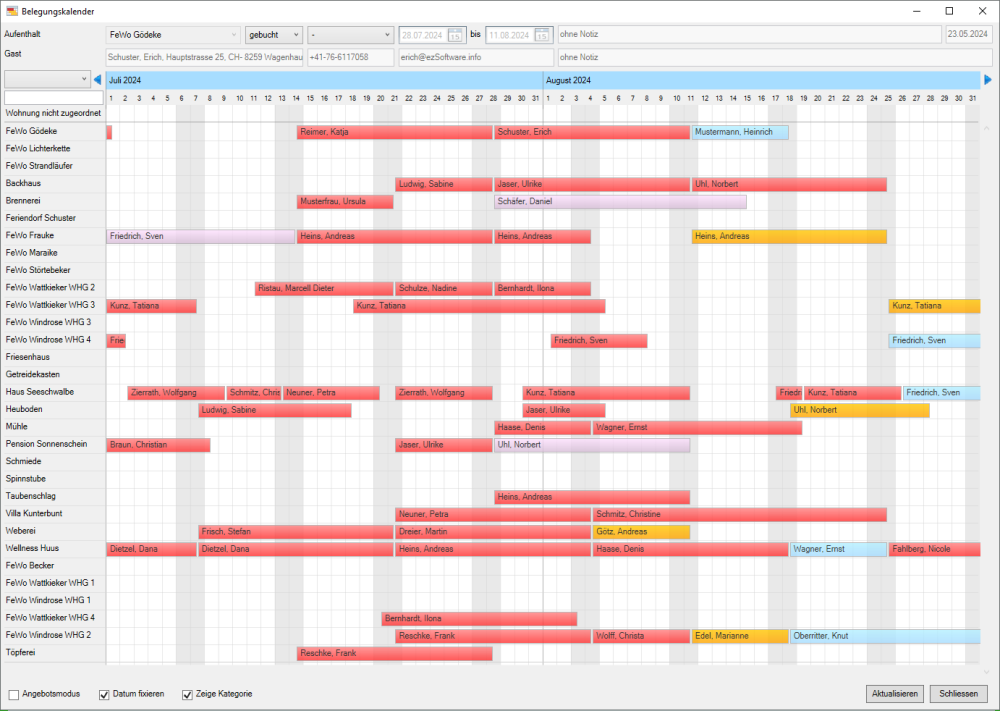 Belegungskalender